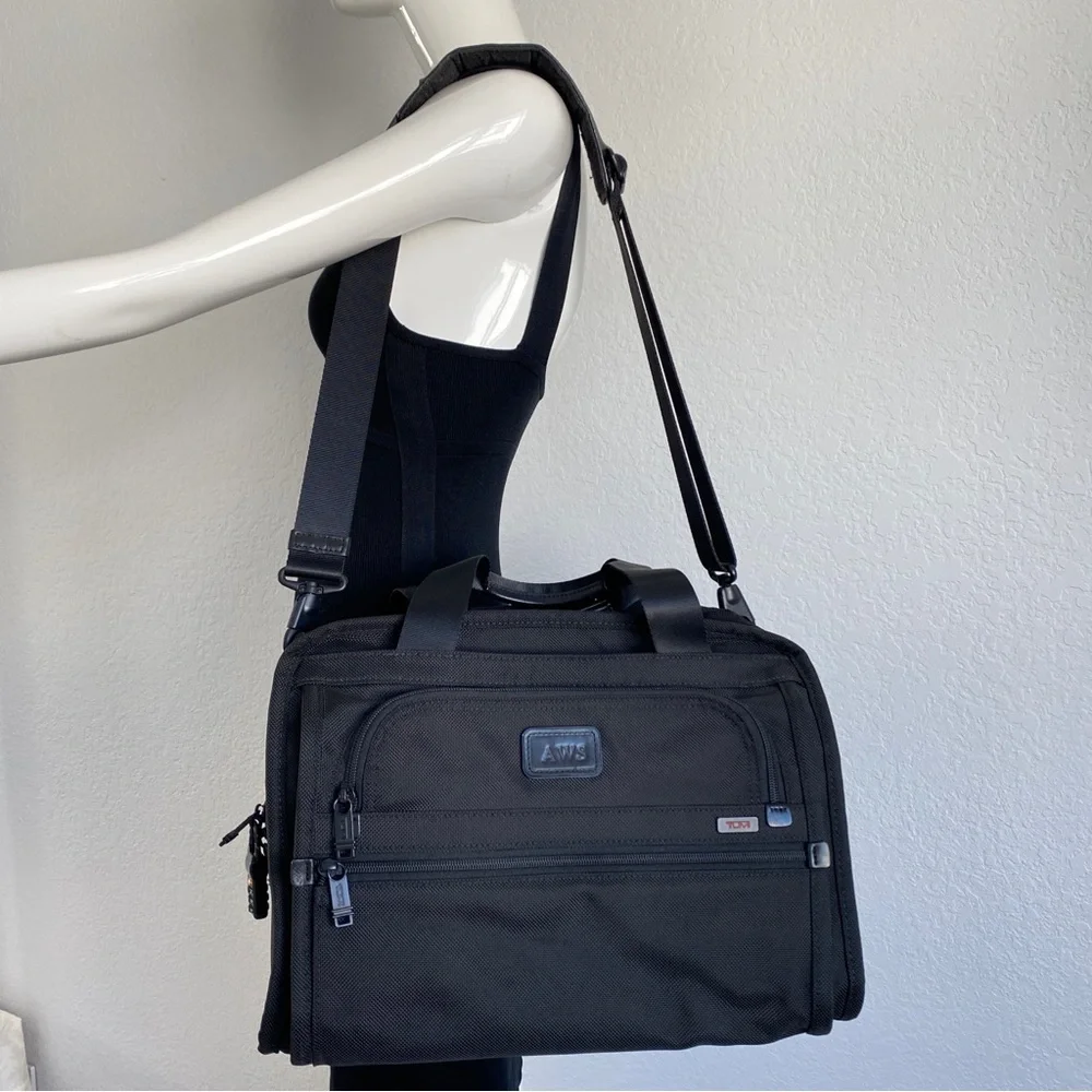 Tumi carry on laptop bag